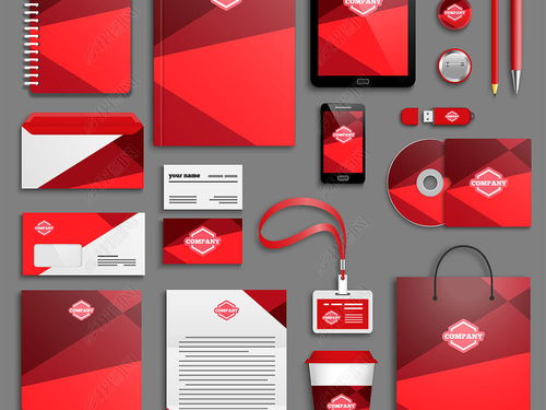 企業形象的藝術表達 高清矢量VI設計素材庫助力專業辦公視覺系統